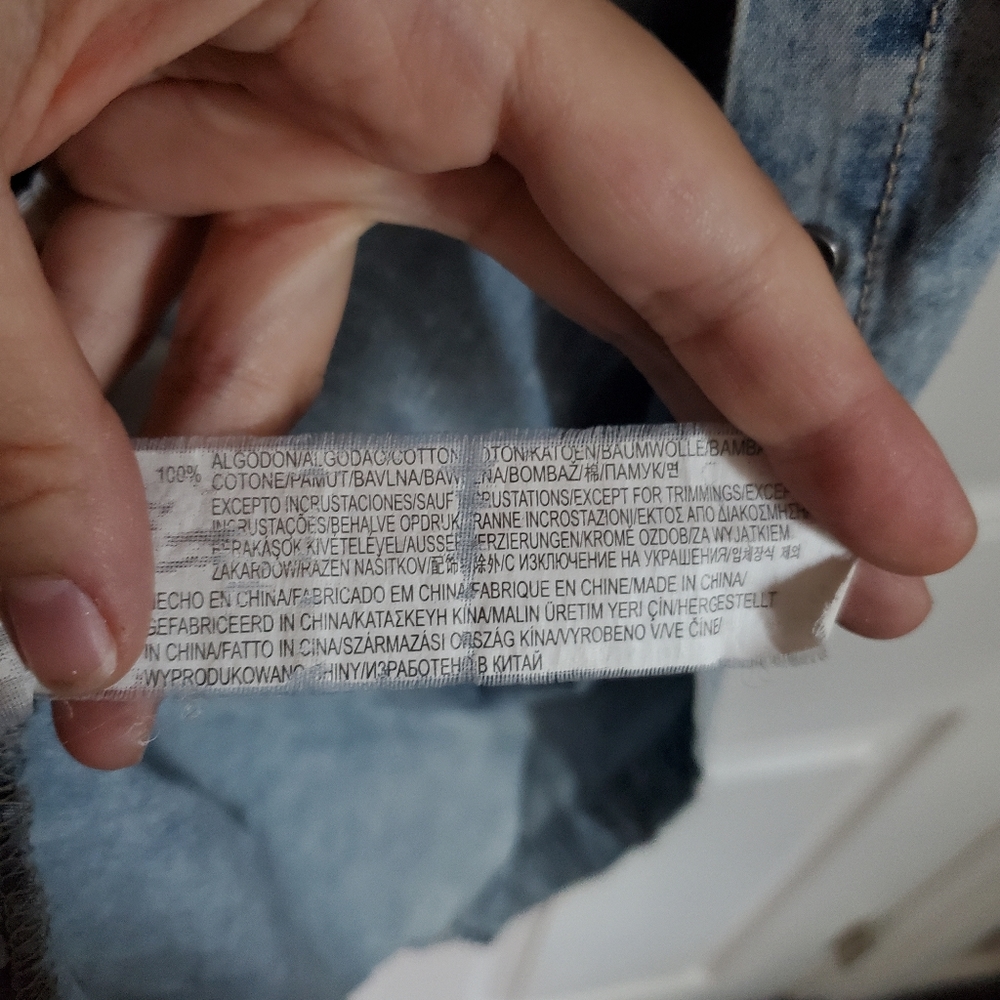 Denim sleevless jacket - Picture 6 of 8